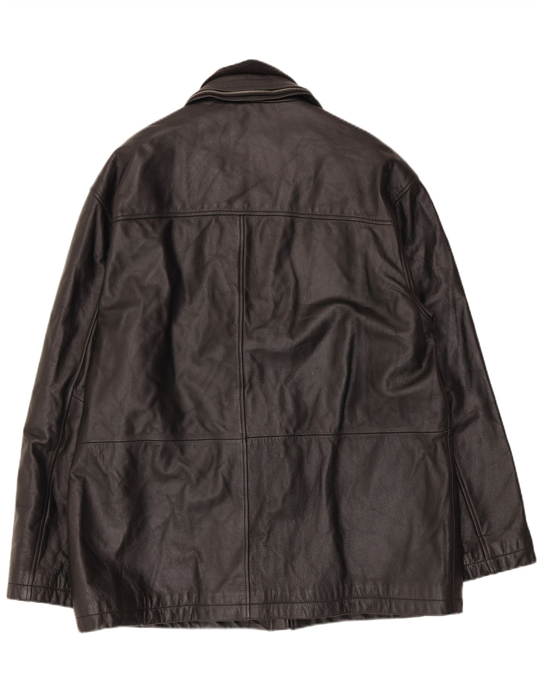Jachetă din piele pentru bărbați Kartel UK 42 XL Negru