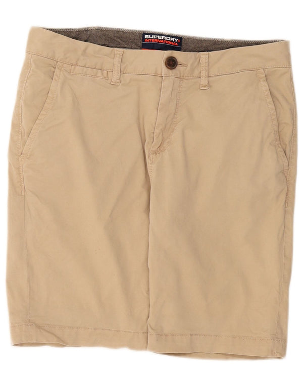 Superdry Mens Chino Shorts W32 Medium Beige Cotton