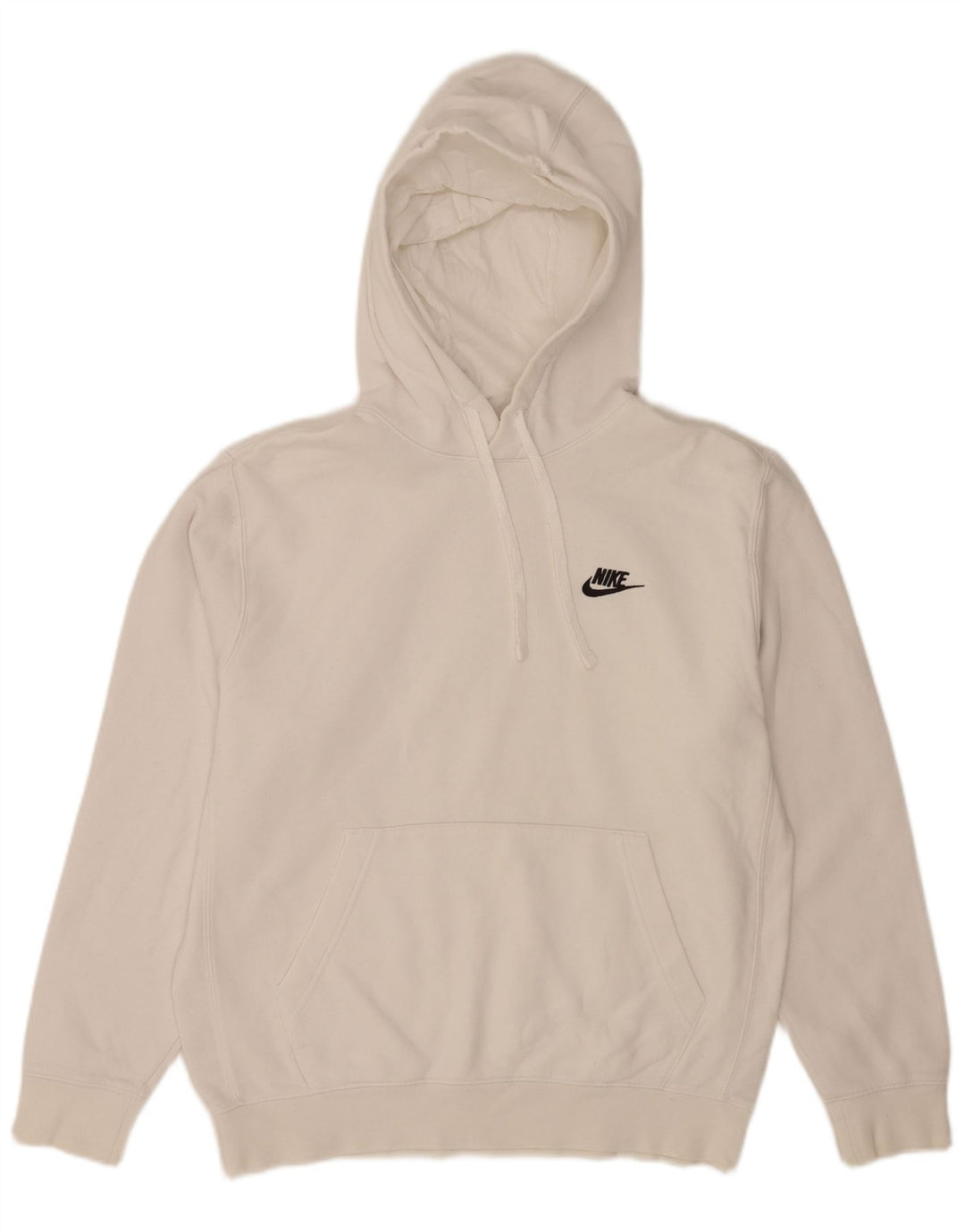 Pulover Nike pentru bărbați, mic, alb, din bumbac