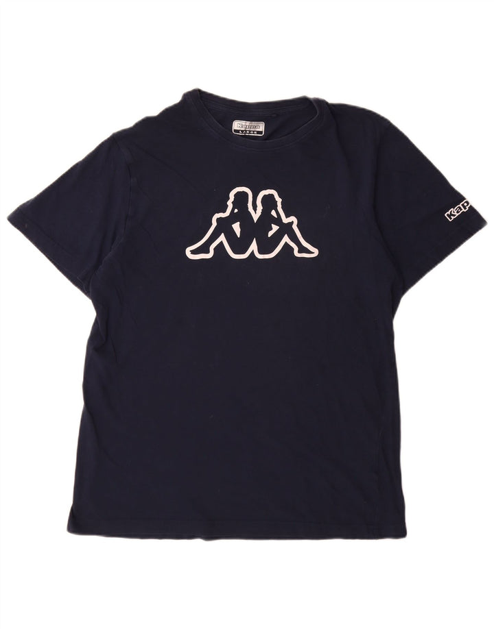 Tricou grafic pentru bărbați Kappa Top mare bleumarin