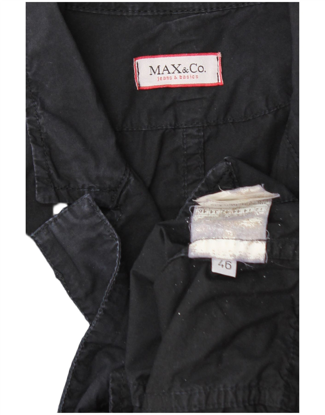 MAX & CO. Jachetă pentru femei cu 3 nasturi IT 46 Large Black