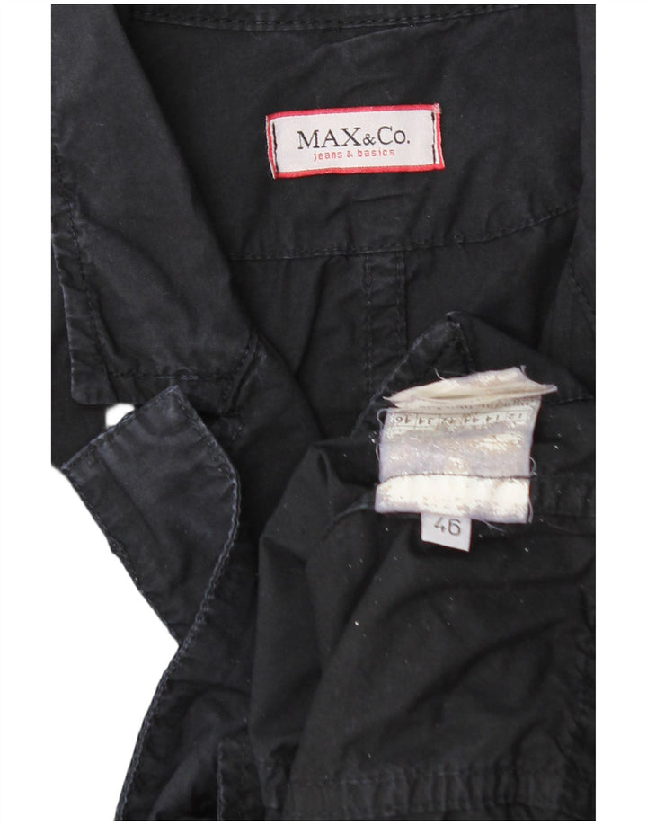 MAX & CO. Jachetă pentru femei cu 3 nasturi IT 46 Large Black