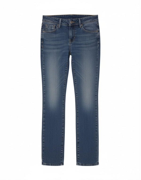 Blugi skinny pentru femei Benetton W28 L33 Bumbac albastru