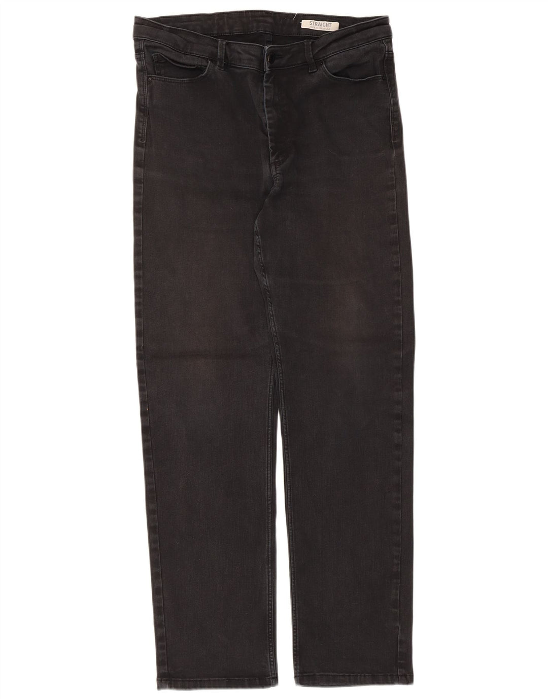 Blugi drepti obișnuiți pentru femei Marks & Spencer UK 16 Large W32 L30 Black
