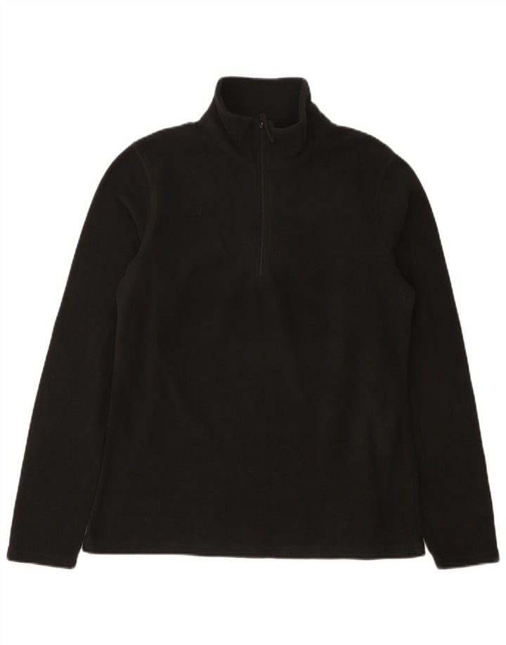 Pulover din lână pentru femei Mountain Warehouse, cu fermoar și gât, UK 14 Medium Negru