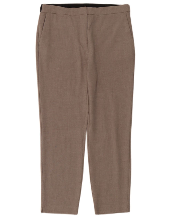 Pantaloni chino pentru femei cu talie înaltă Zara L30 L27 Bej color block