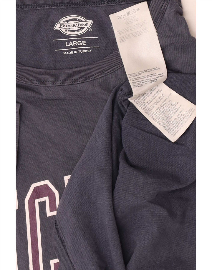 Tricou grafic pentru bărbați Dickies Top mare din bumbac bleumarin