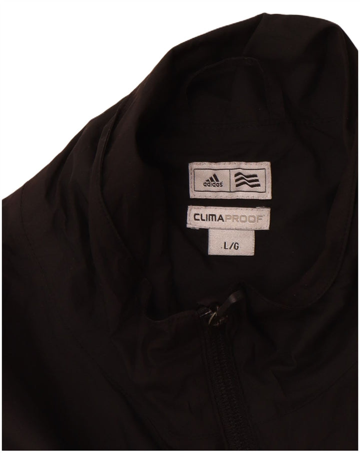 Adidas Mens Clima Proof Trening Top Jacket Large Black