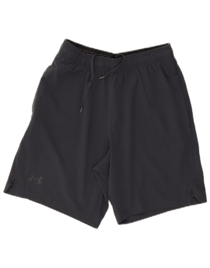 Pantaloni scurți sport Under Armour Heat Gear pentru bărbați, gri mediu, poliester