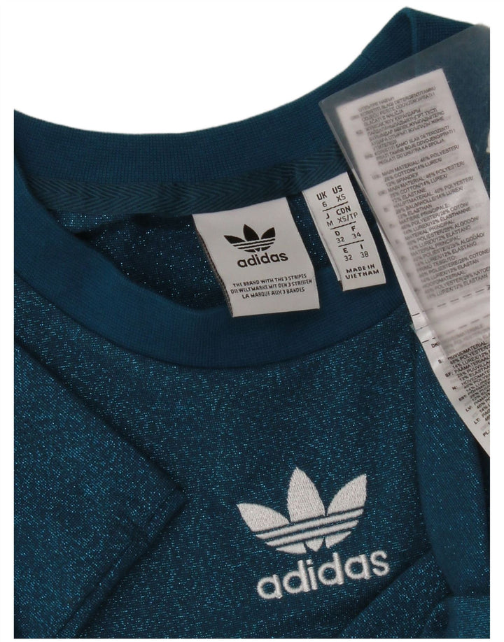 Tricou Adidas Femei Top UK 6 XS Albastru Poliester