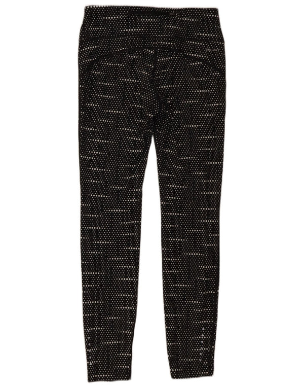 Leggings Nike Dri Fit pentru femei UK 10 Small Black Spotted