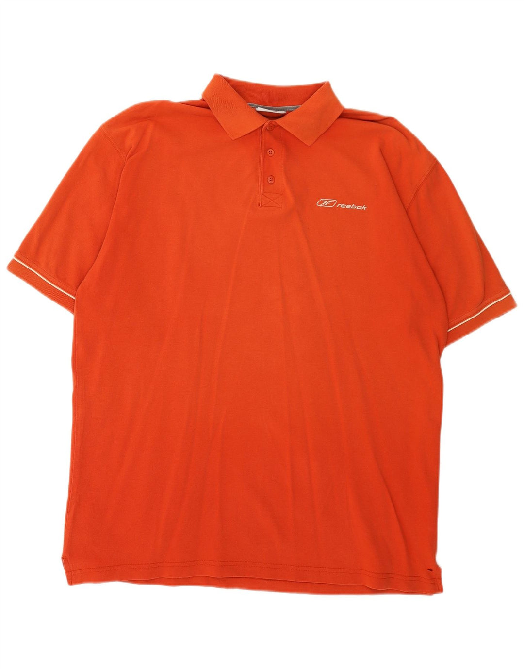 Tricou polo pentru bărbați REEBOK XL bumbac portocaliu