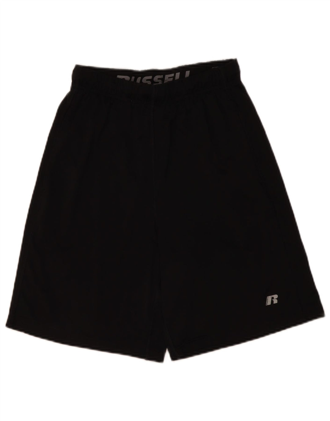 RUSSELL ATHLETIC Pantaloni scurți sport Dri-Power pentru bărbați, poliester negru mic
