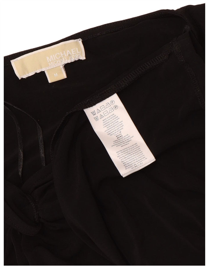 Rochie bodycon cu mânecă lungă pentru femei Michael Kors UK 14 Poliester mediu negru