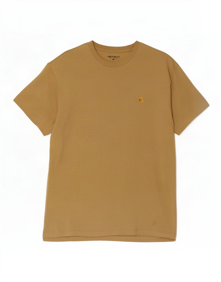 Tricou pentru bărbați Carhartt Top din bumbac maro mediu