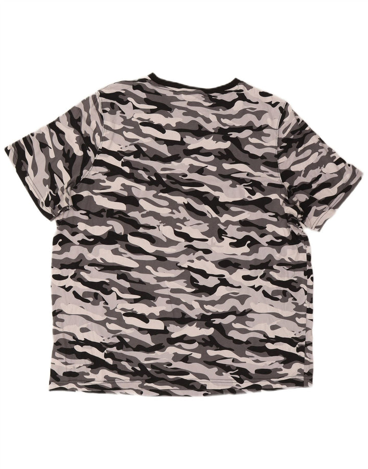 Tricou pentru bărbați PUMA Top 2XL Gri Camuflaj Bumbac