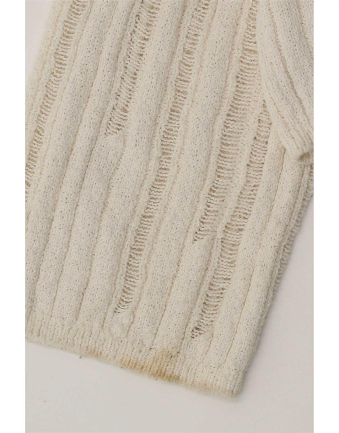 Pulover bolero supradimensionat pentru femei Zara UK 10 mic alb