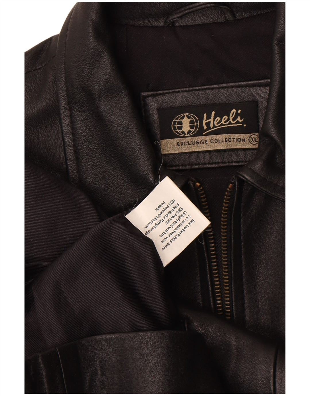 Geacă de piele pentru femei Heeli UK 18 XL din piele neagră