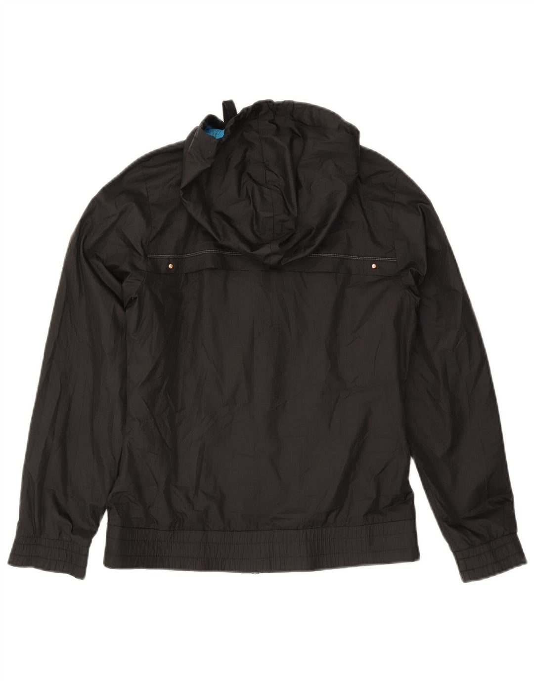 Jachetă Windbreaker pentru femei cu glugă Reebok UK 10 Poliester negru mic