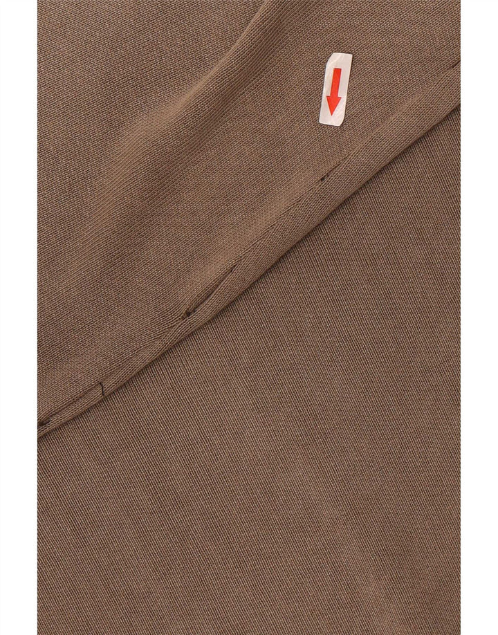 Pulover cu decolteu în V Marlboro Classics pentru bărbați, XL, în dungi kaki