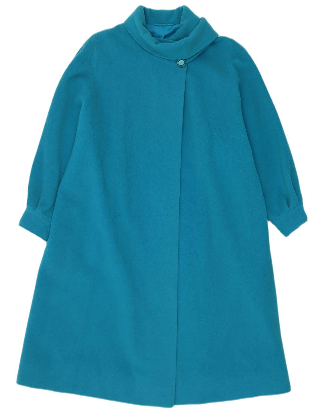 Pardesiu vintage pentru femei UK 22 3XL Albastru