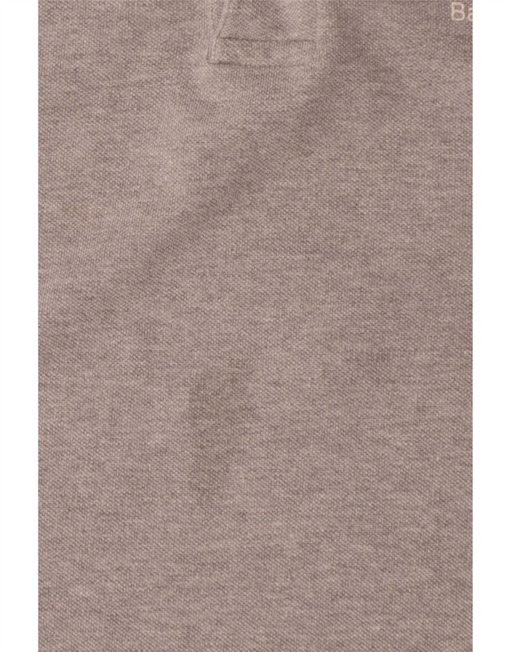 Tricou polo Barbour pentru bărbați, mare, gri, bumbac
