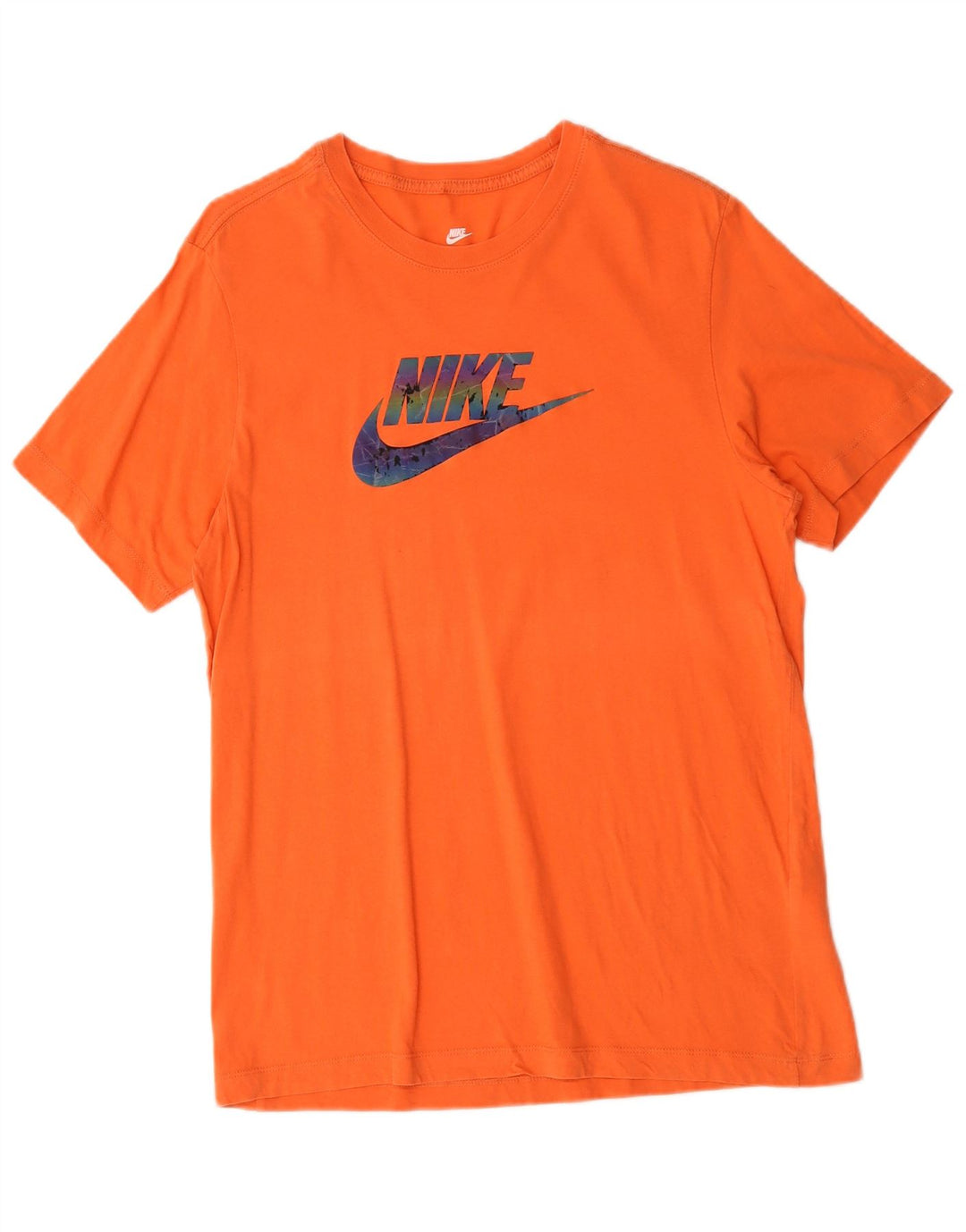 Tricou grafic Nike pentru bărbați Top din bumbac portocaliu mediu