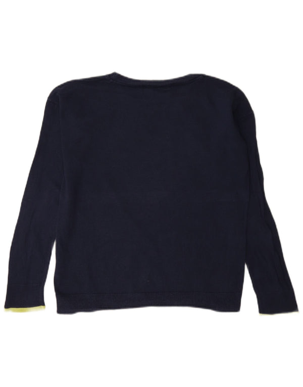 Gap Fete Pulover cu decolteu cu barca cu grafica 12-13 ani XL Bleumarin Inimă