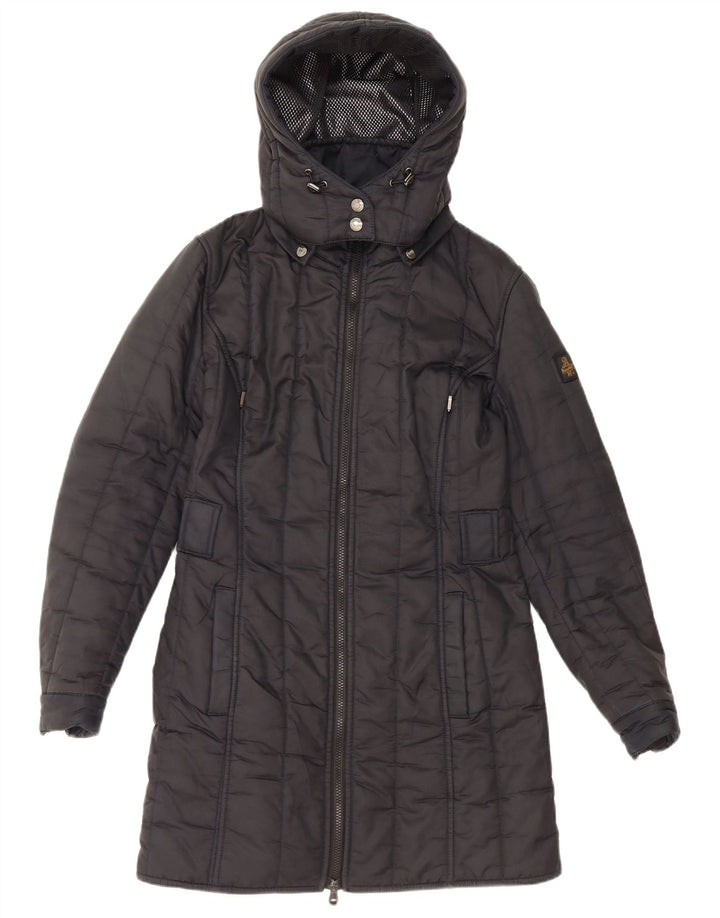 REFRIGWEAR Palton căptușit cu glugă pentru femei UK 14 Mediu Poliamidă bleumarin