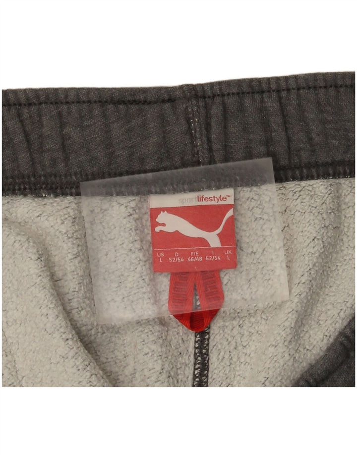 Pantaloni de trening cu grafică Puma pentru bărbați Joggeri mari, gri
