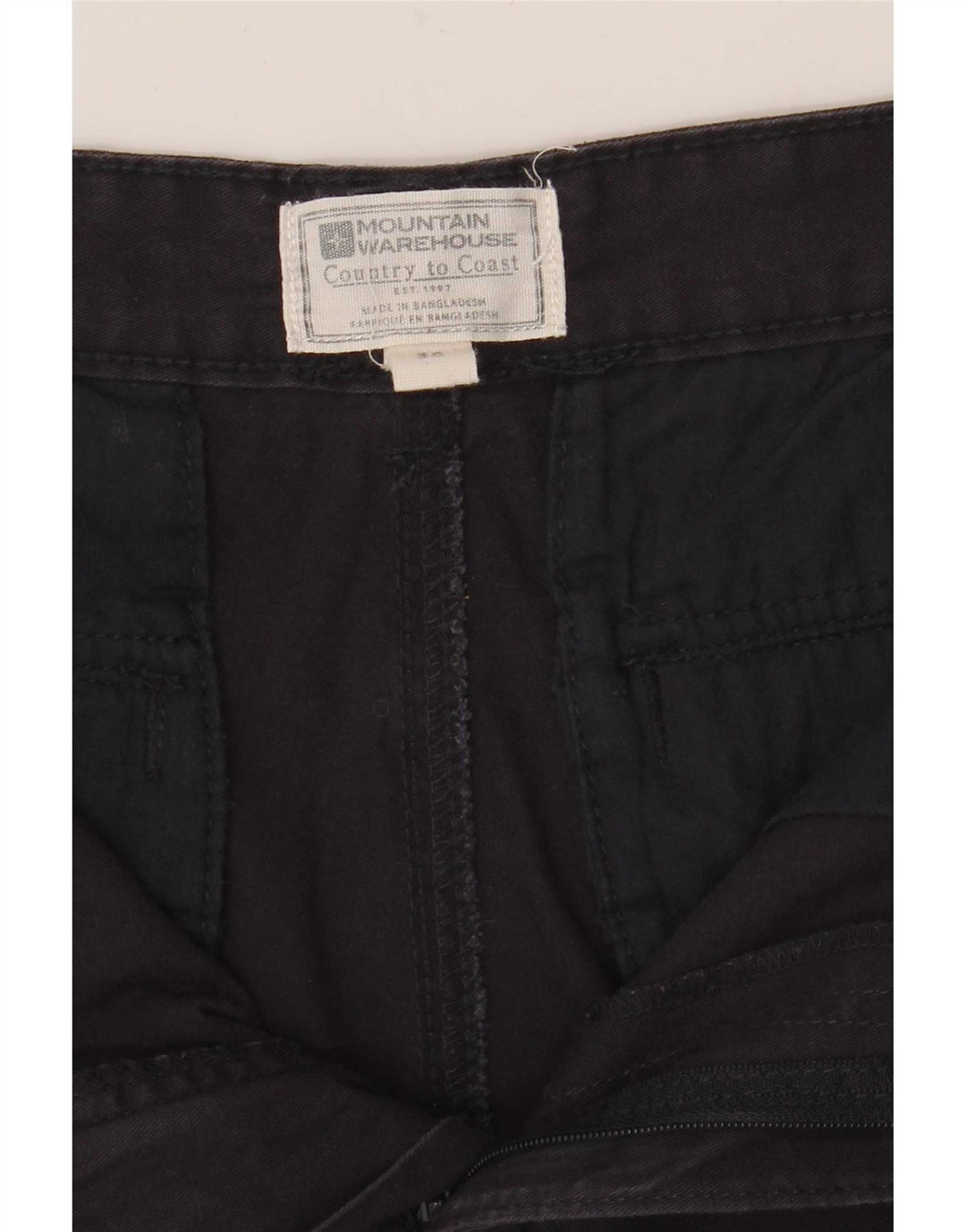 Pantaloni scurți cargo pentru bărbați Mountain Warehouse W30, bumbac, albastru bleumarin mediu