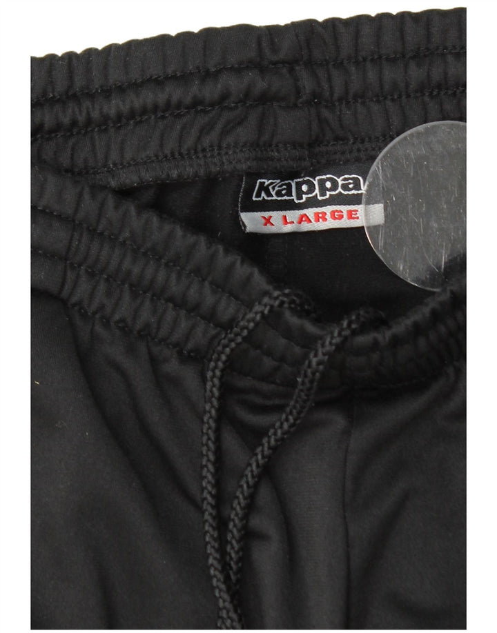 Pantaloni de trening grafic pentru bărbați KAPPA Pantaloni de jogging XL Poliester negru