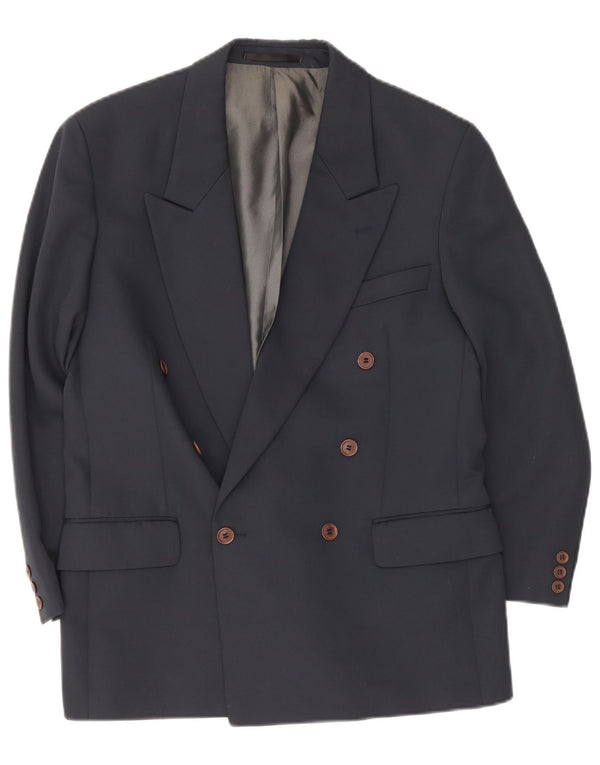 Jachetă pentru bărbați Renato Cavalli Blazer dublu piept UK 38 Medium Bleumarin