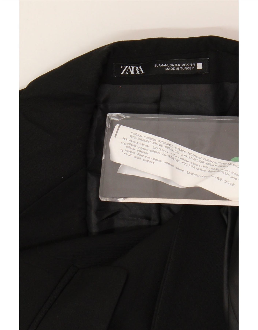 Blazer pentru bărbați ZARA cu 2 nasturi EU 44 XS Viscoză bleumarin