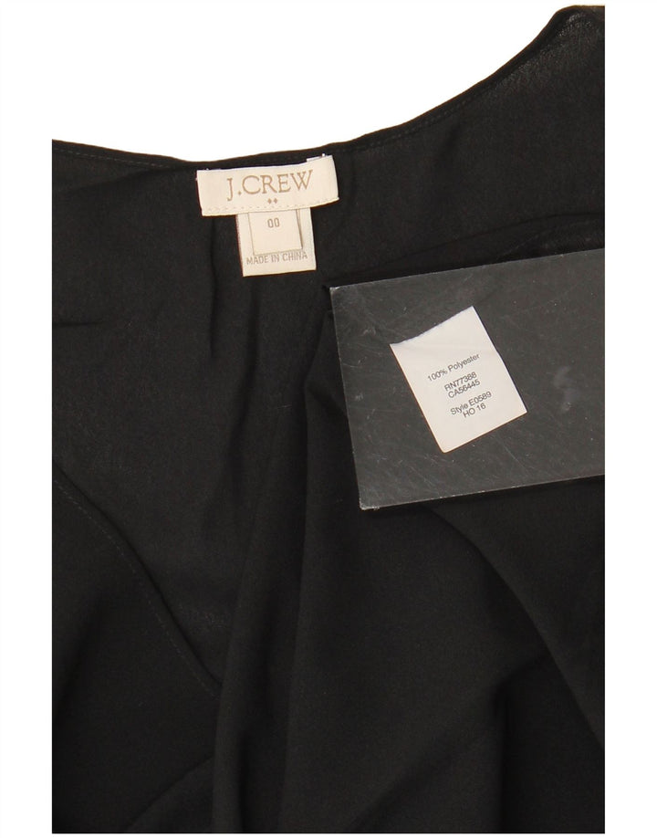Bluză fără mâneci pentru femei J. CREW US 00 2XS Poliester negru