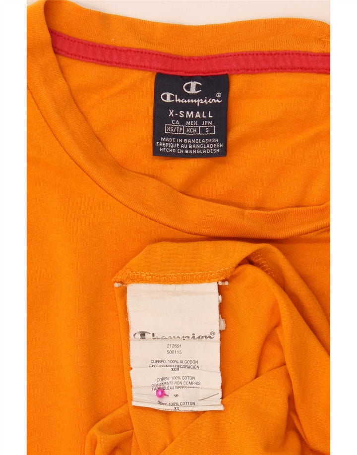 Tricou pentru bărbați Champion Top XS Bumbac portocaliu