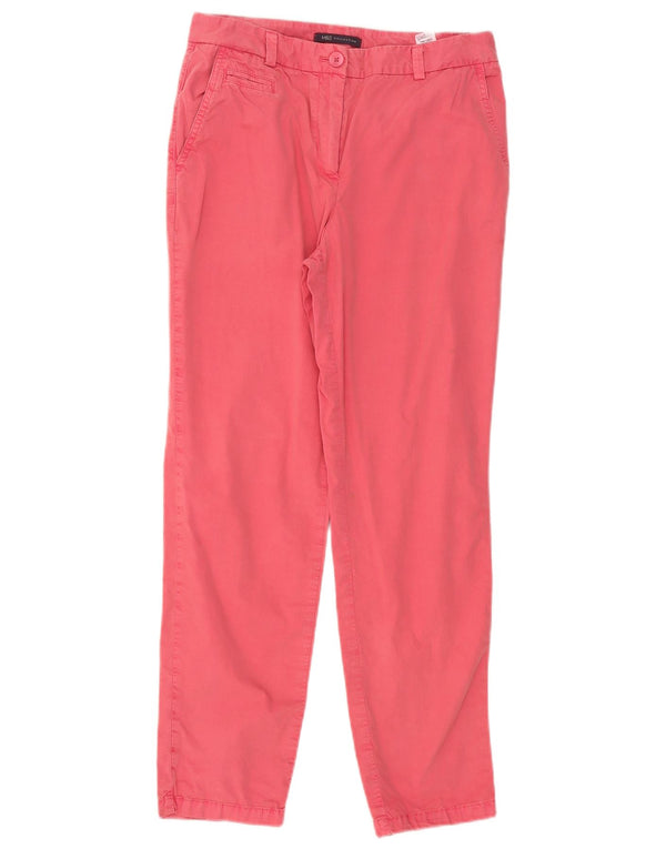 Pantaloni chino subțiri pentru femei Marks & Spencer UK 10 mici L30 L28 bumbac roz