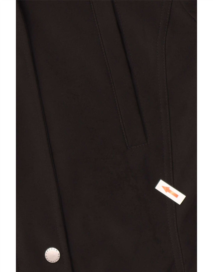 Jachetă parka cu glugă French Connection pentru femei UK 10 Small Black