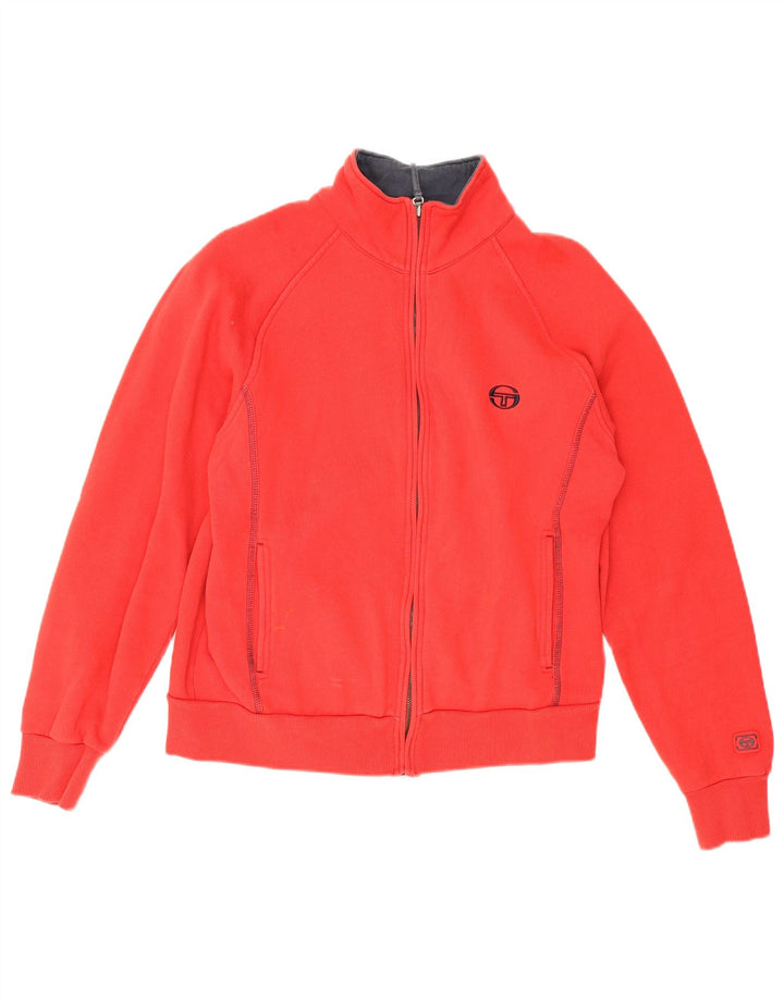Jachetă de trening pentru femei Sergio Tacchini UK 14 Bumbac roșu mediu
