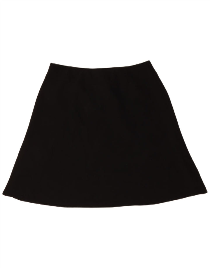Fustă A-Line pentru femei Marks & Spencer UK 18 XL W38 Poliester negru