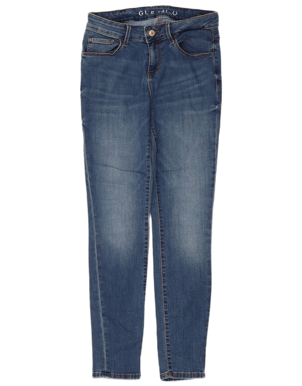 Blugi skinny pentru femei Guess W29 L29 Bumbac albastru