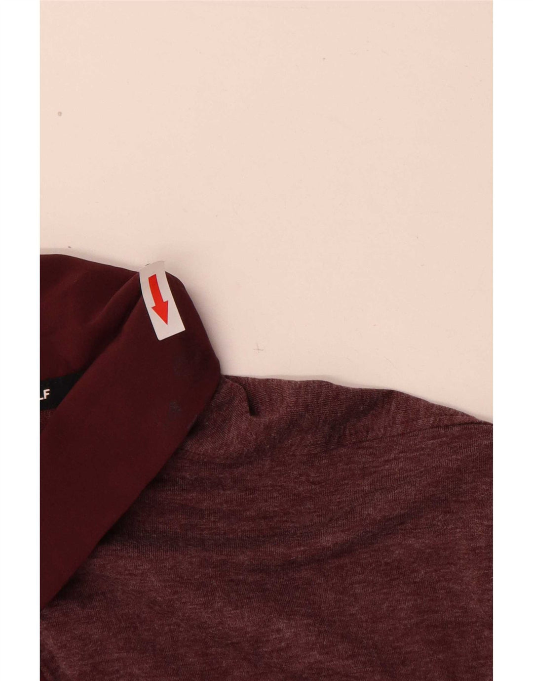 Tricou polo Nike Golf cu mânecă lungă pentru bărbați, poliester burgundă mediu