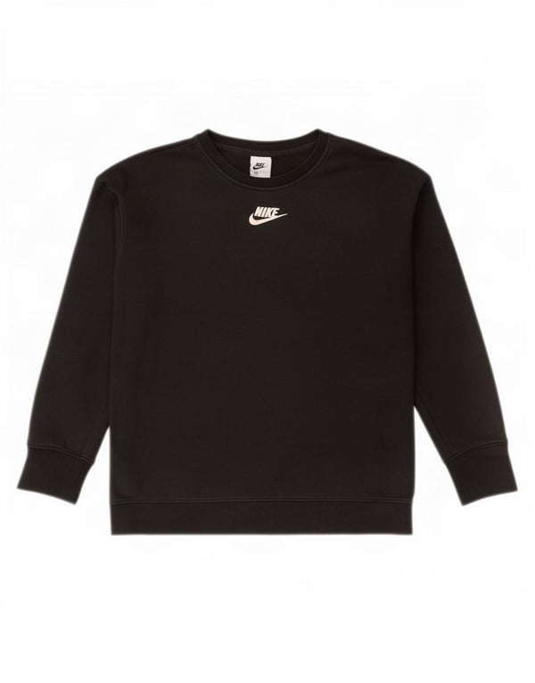 Pulover Nike pentru fete 13-14 ani XL bumbac negru