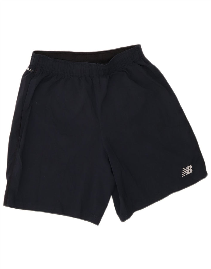 Pantaloni scurți sport New Balance pentru bărbați mici, bleumarin