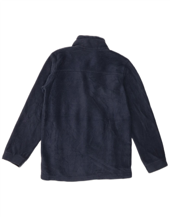 Jachetă fleece Columbia pentru fete 10-11 ani Poliester mediu bleumarin