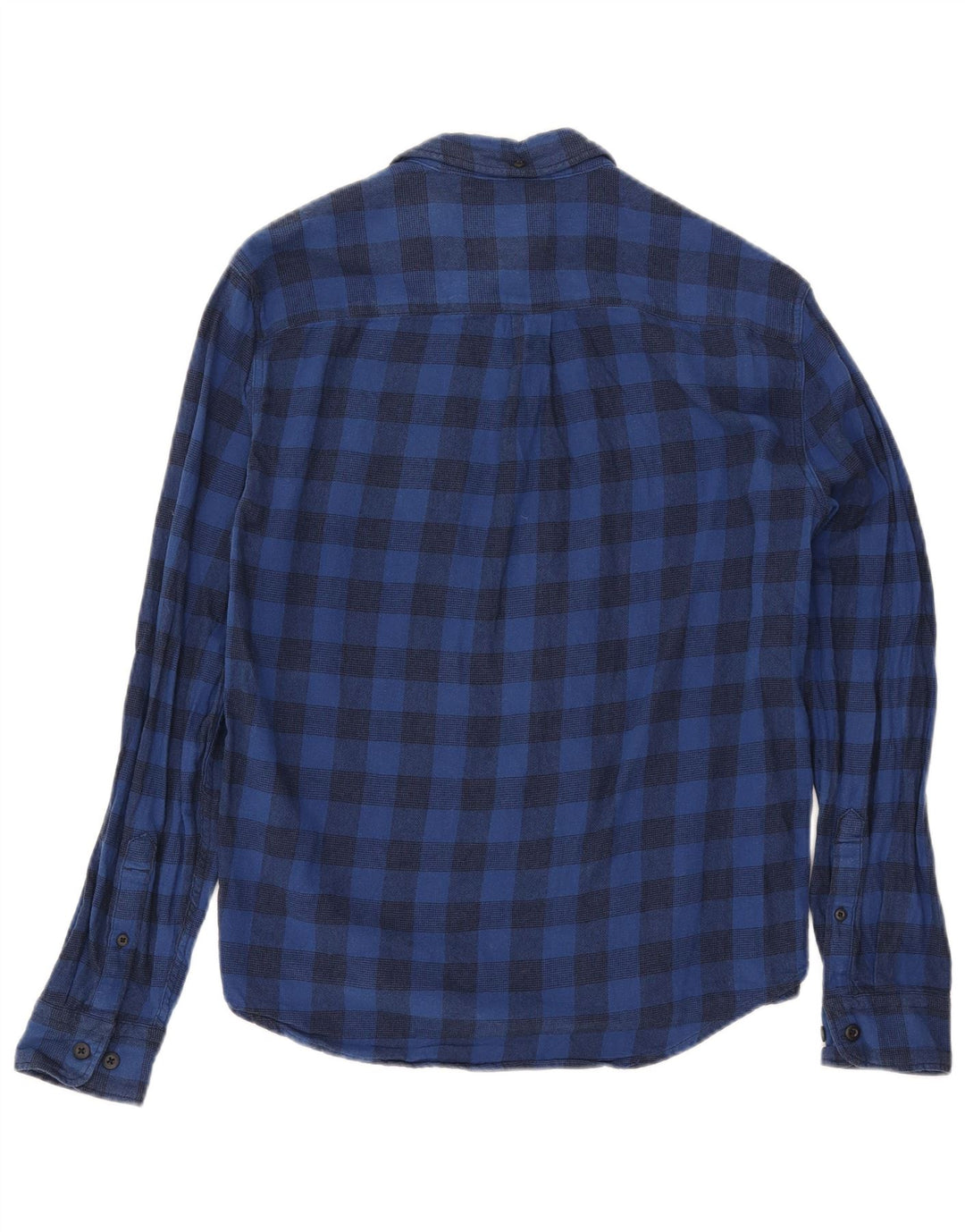 Cămașă pentru bărbați Levi's Slim Fit Flannel Bumbac Vichy, albastru bleumarin mediu