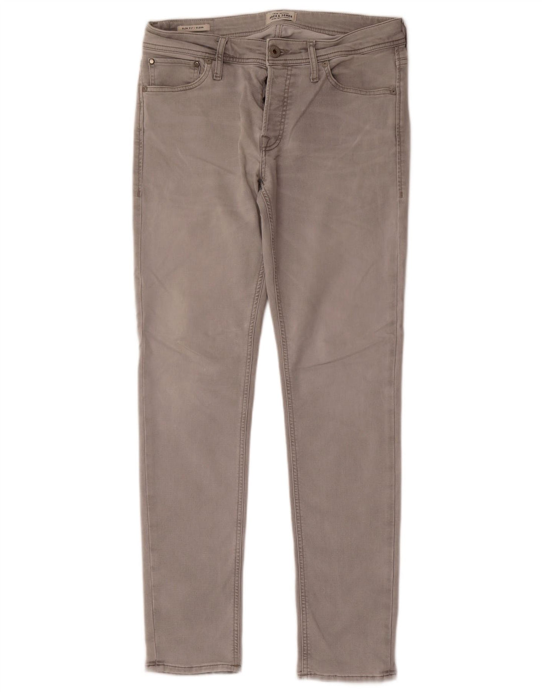 Blugi Jack & Jones GLENN Slim pentru bărbați W33 L32 bumbac gri