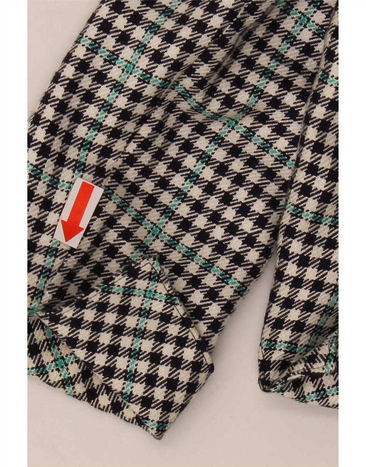 Vintage Womens Blazer Jacket IT 34 XS Multicolor Houndstooth Classic