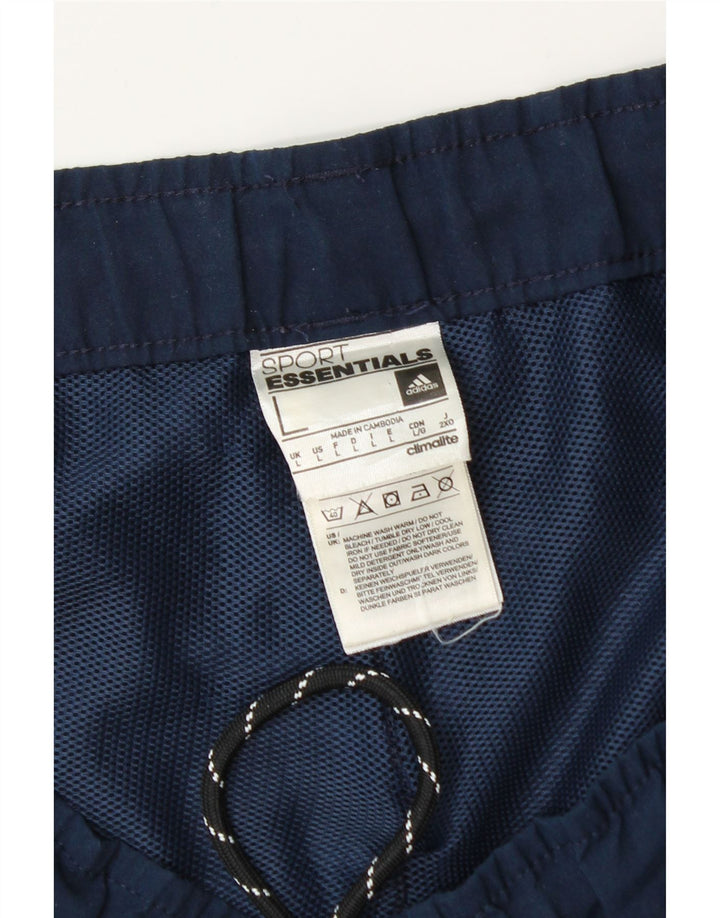 Pantaloni scurți sport pentru bărbați Adidas Climalite, mari, albastru, poliester