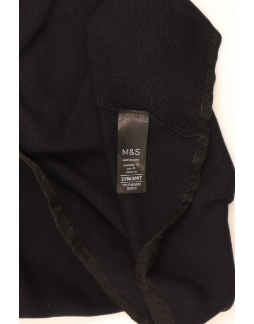 Vestă pentru femei Marks & Spencer UK 12 Medium Black Viscose